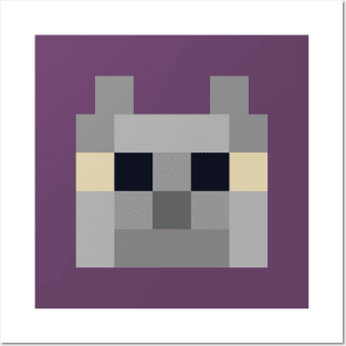 Minecraft British Shorthair Cat Simple Posters and Art